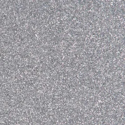 Opstrijkfolie Glitter Zilver, A5
