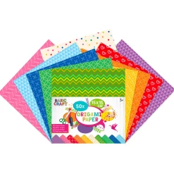 Origami Vouwblaadjes, 15x15cm, 50st.