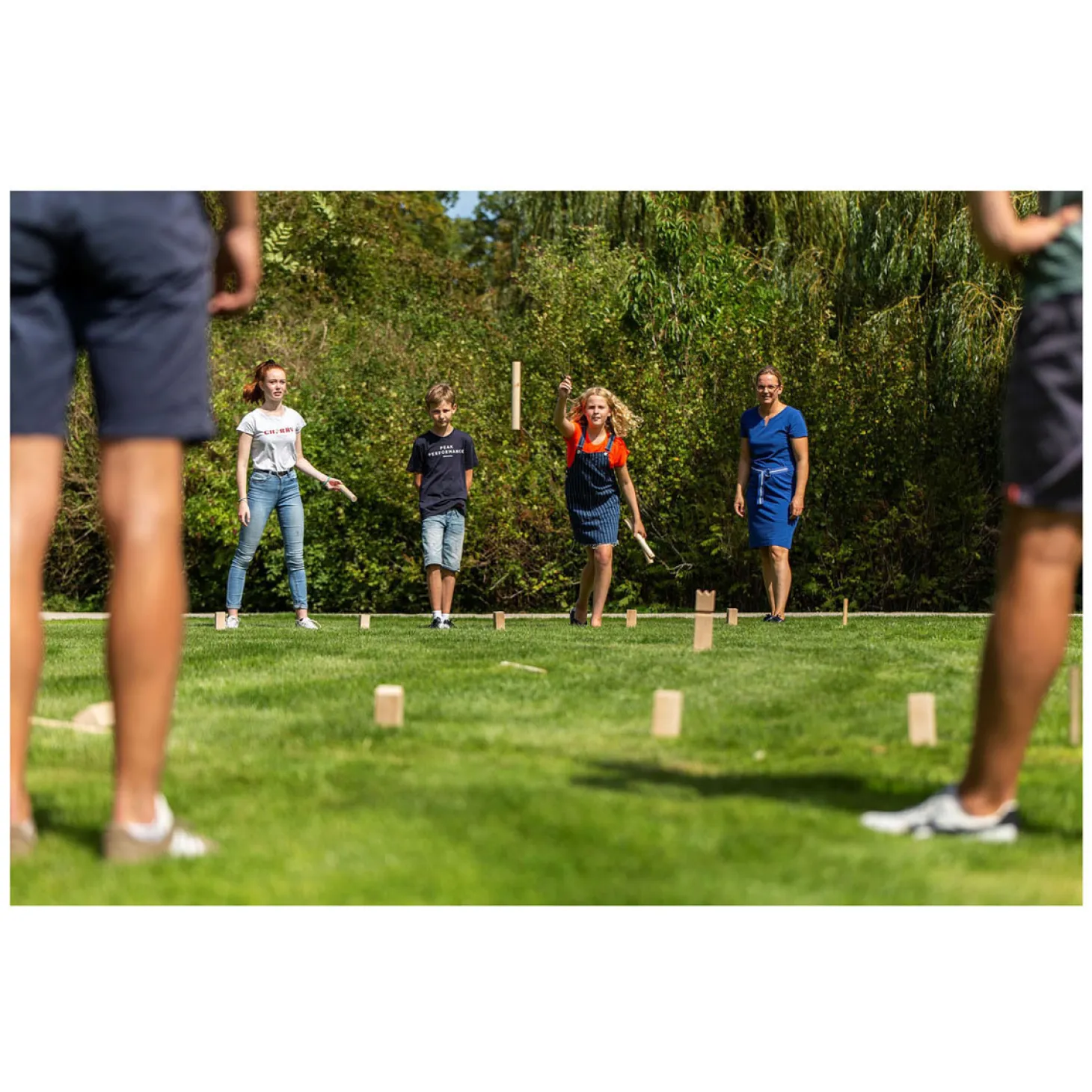 Outdoor Play Houten Kubb Game Official
