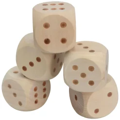 Outdoor Play Houten Mega Dobbelstenen