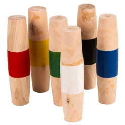 Outdoor Play Houten Paaltjes Voetbal