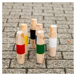 Outdoor Play Houten Paaltjes Voetbal