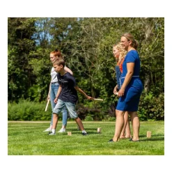 Outdoor Play Kubb Houten Werpspel FSC met Draagtas