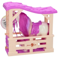 Paard in Stal - 17x16x5cm