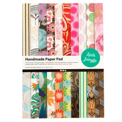 Papierblok Jungle met handgemaakt Papier, 20 vellen