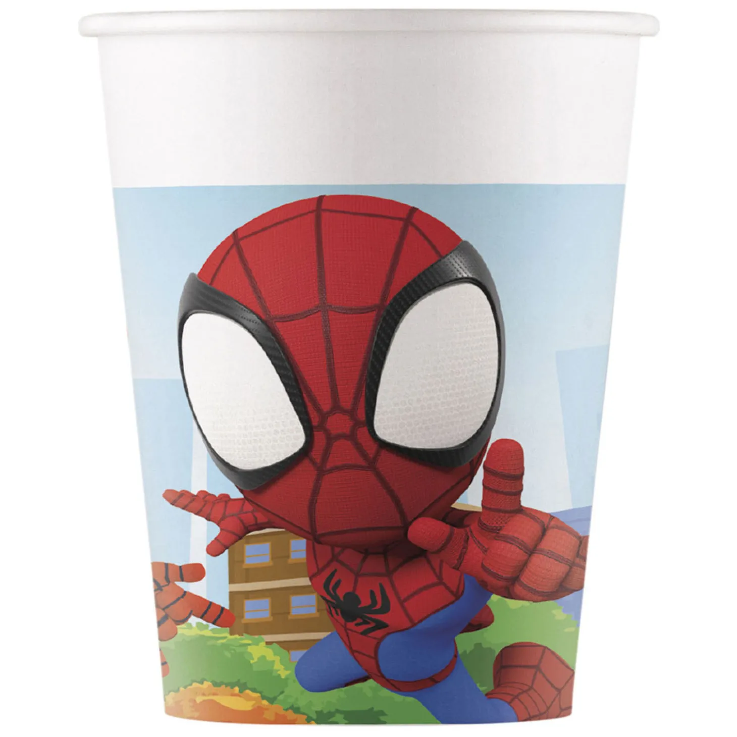 Papieren Bekers FSC Spidey, 8st.