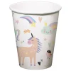 Papieren Bekers Unicorns & Rainbows 250ml, 6st.
