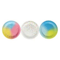 Papieren Feest Borden 23cm, 10st.