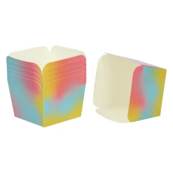 Papieren Feest Snackboxen Klein, 6st.