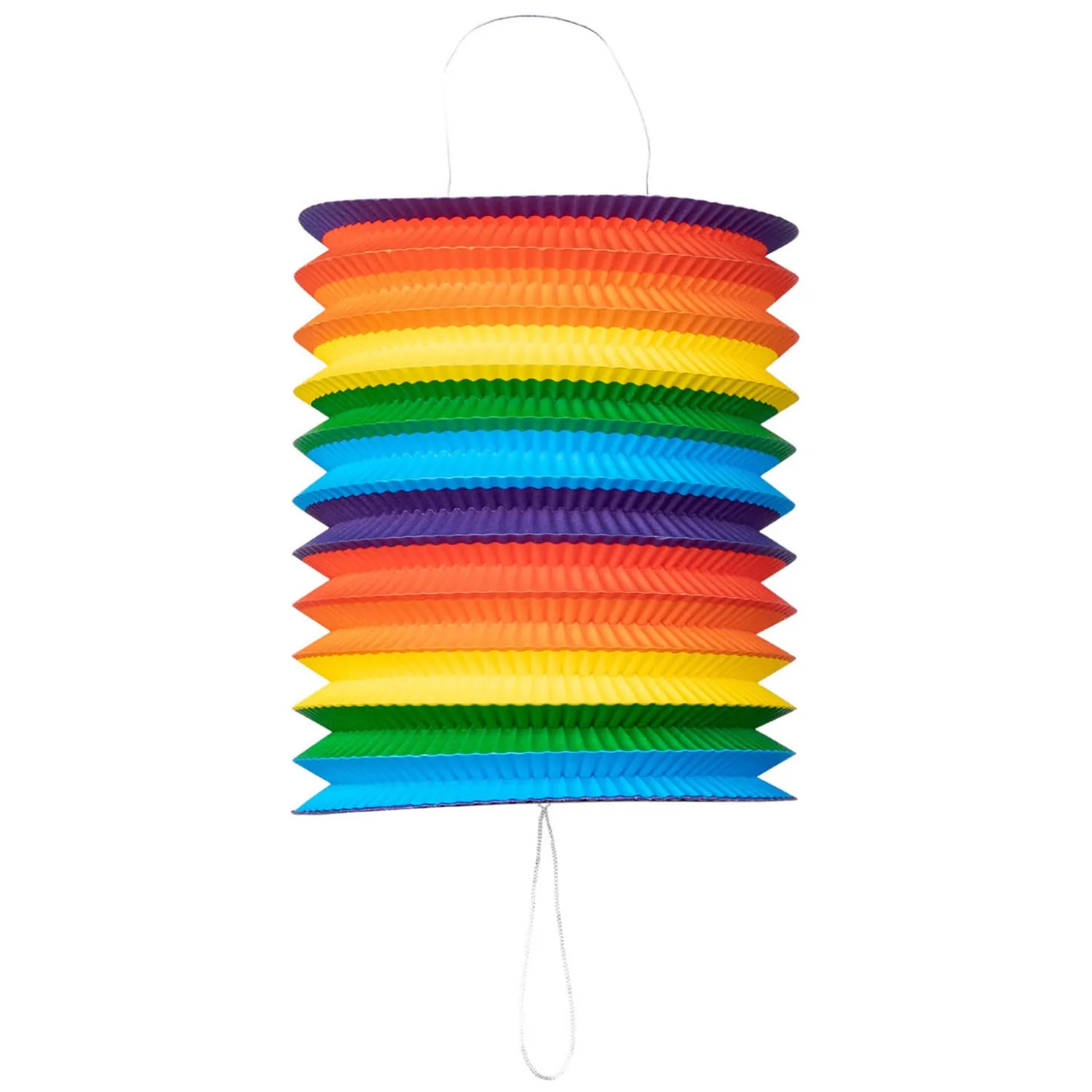 Papieren Lantaarn Regenboog, 16cm
