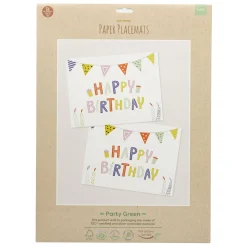 Papieren Placemats Eco Party 6st.