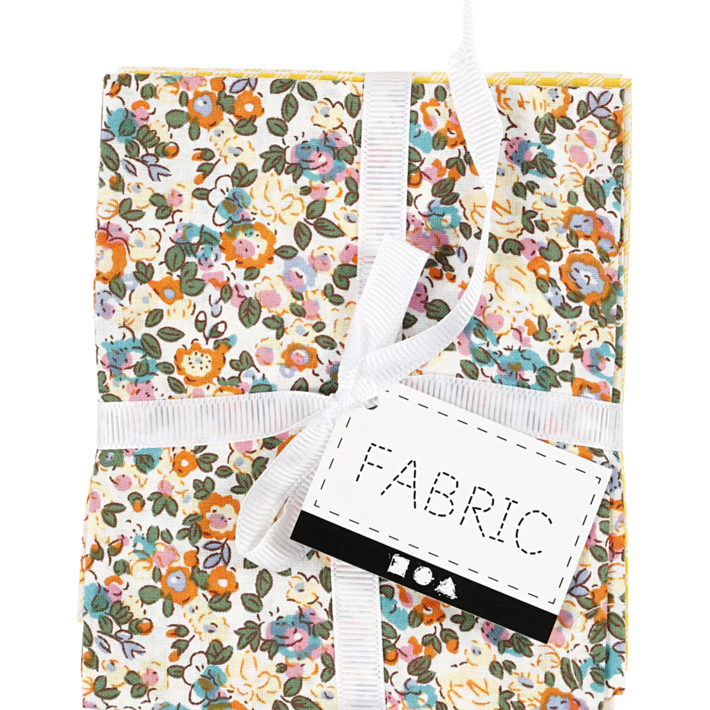 Patchwork Stof Geel 45x55cm, 4st.