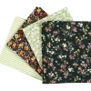 Patchwork Stof Groen 45x55cm, 4st.