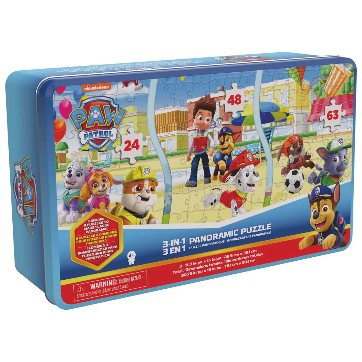 PAW Patrol - Panoramapuzzel 3-in-1