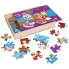 PAW Patrol Houten Puzzel, 3x24st.