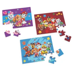 PAW Patrol Houten Puzzel, 3x24st.