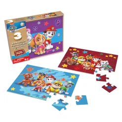 PAW Patrol Houten Puzzel, 3x24st.