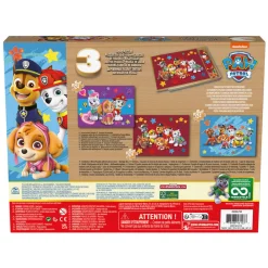 PAW Patrol Houten Puzzel, 3x24st.