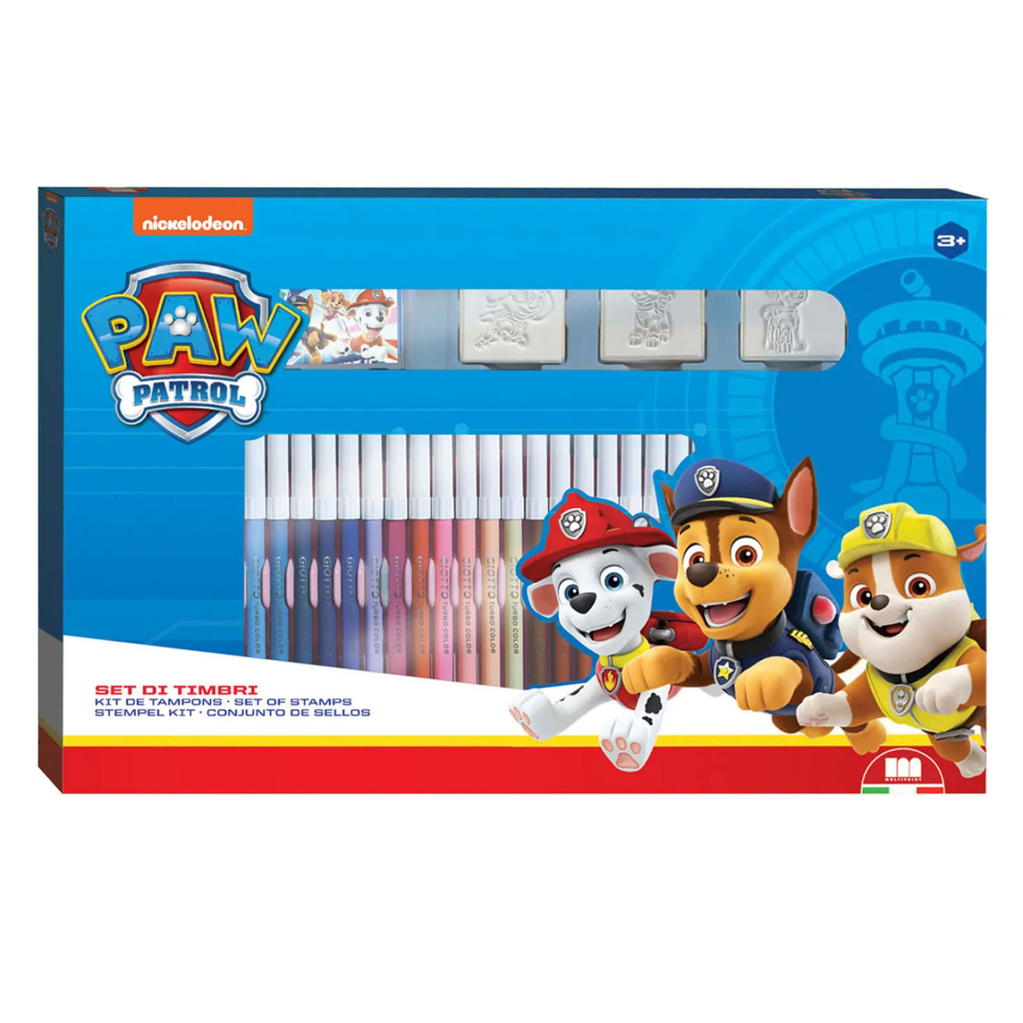 PAW Patrol Kleurset met Stempels, 41dlg.