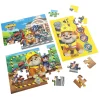 PAW Patrol Rubble & Crew - Houten Puzzels in Houten Doos - 3x24st.