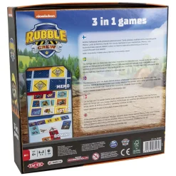 PAW Patrol Rubble & Crew 3in1 Memo Lotto Domino