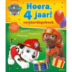 PAW Patrol Verjaardagsboek - Hoera, 4 jaar!