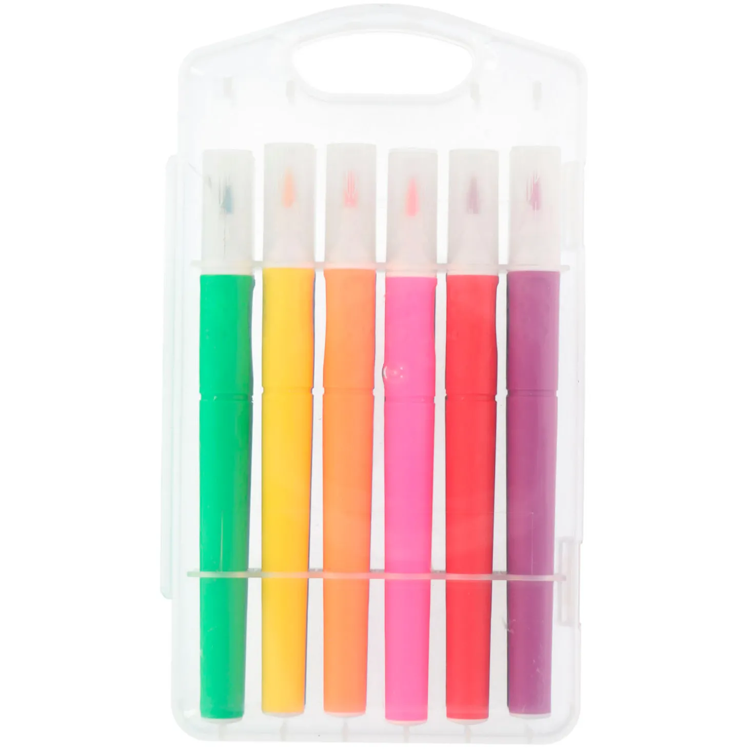 Penseelpen Gekleurd, 12st.