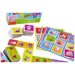 Peppa Pig 3n1 Memo Lotto Domino