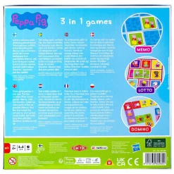 Peppa Pig 3n1 Memo Lotto Domino