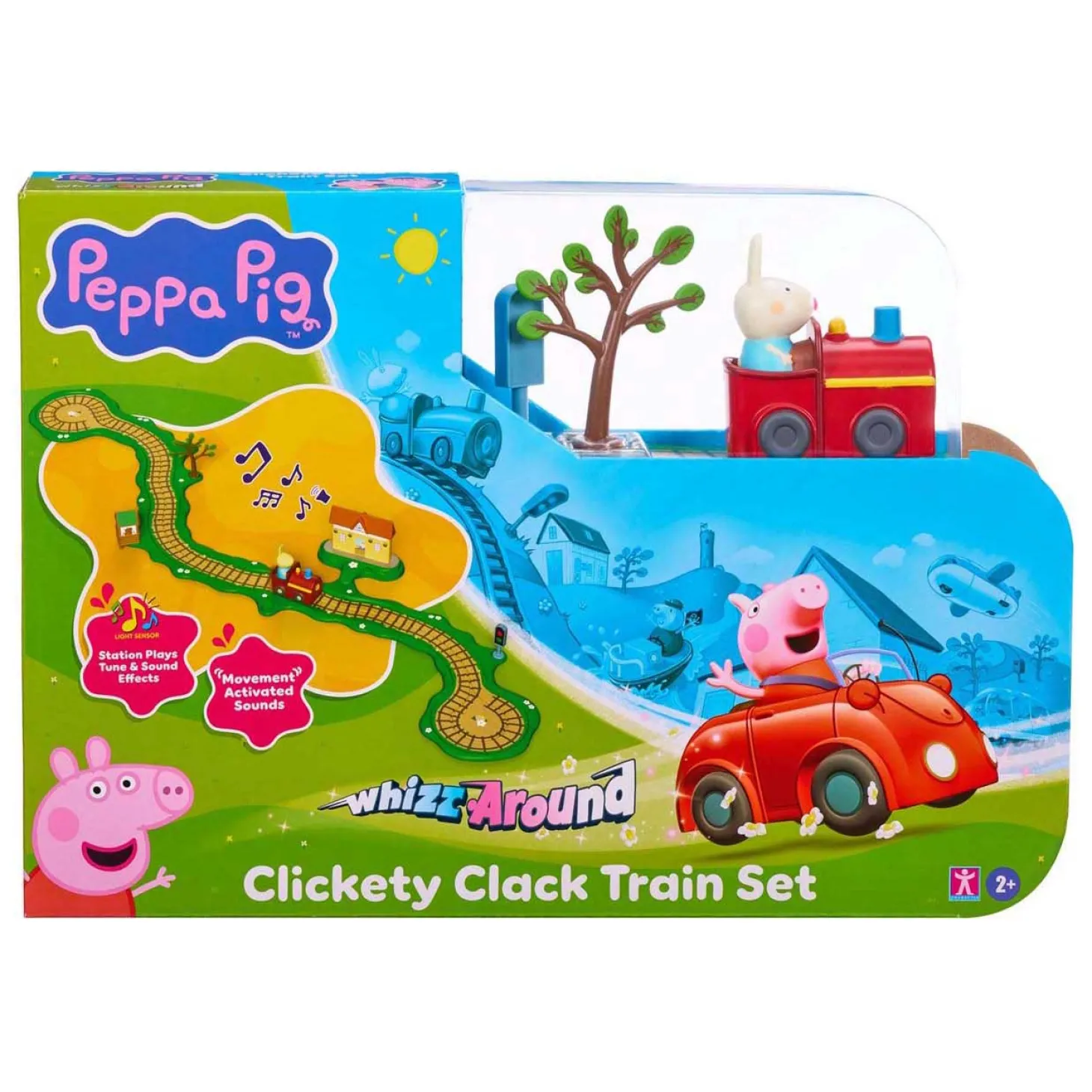 Peppa Pig Whizz Around - Clickety Clack Trein Set