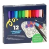 Permanent Markers Gekleurd, 12st.