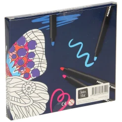 Permanent Markers Gekleurd, 12st.