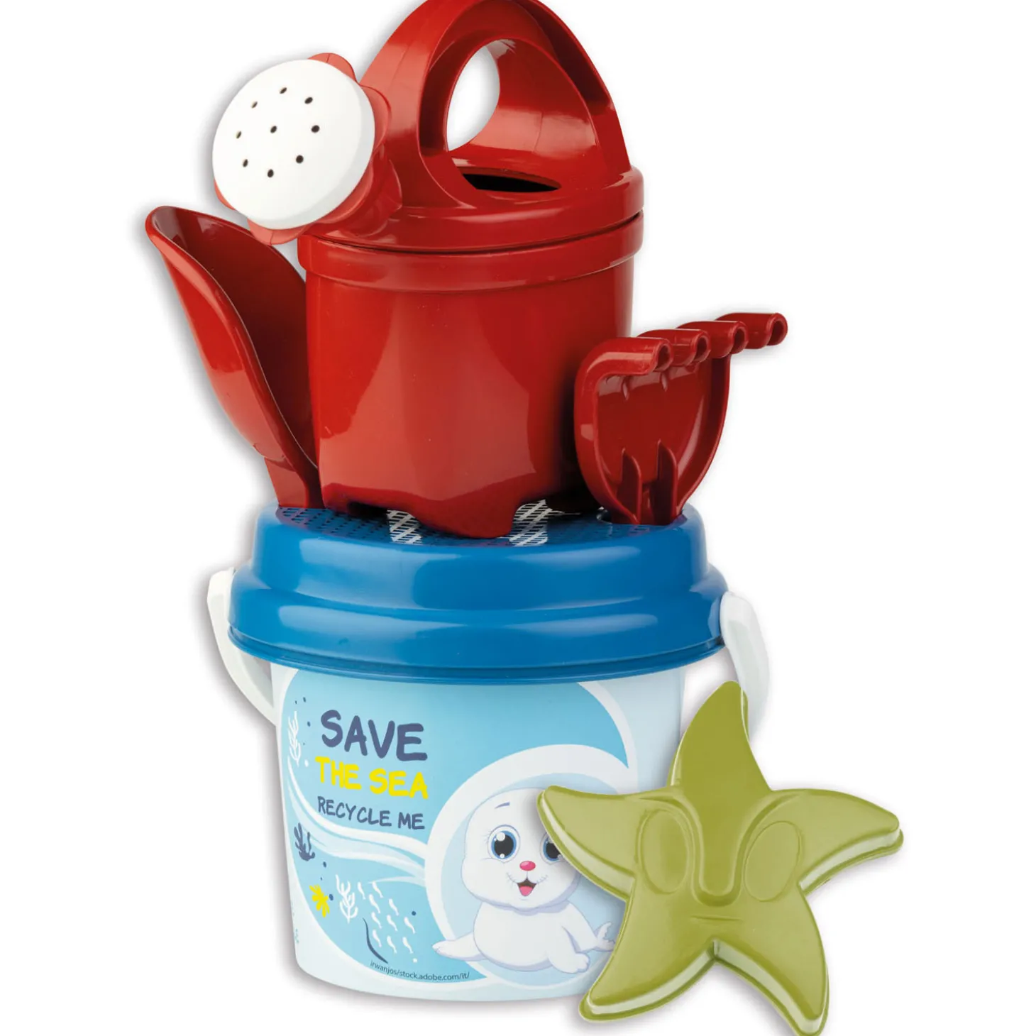 Peuter Emmerset Gerecycled Plastic, 6dlg.