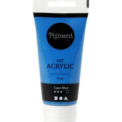 Pigment Art Acrylverf Cyan Blauw, 75ml