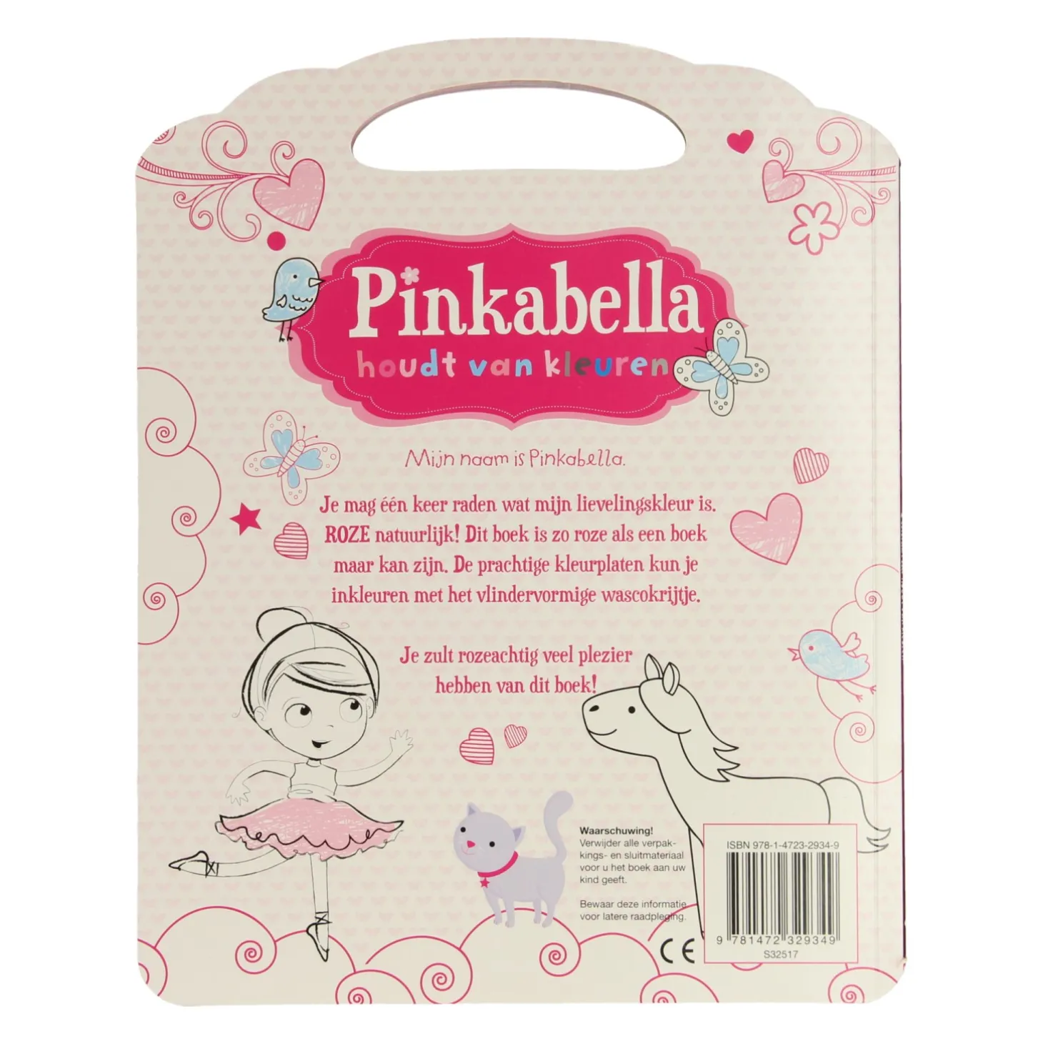 Pinkabella Houdt van Kleuren met Vlindervormige Waskrijtjes