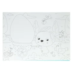 Placemats Kleurboek Pasen, 12st.