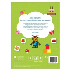 Plak en Kleur Peutertuin Woordjes 2+