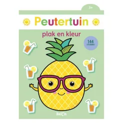 Plak en Kleur Peutertuin Ananas 3+