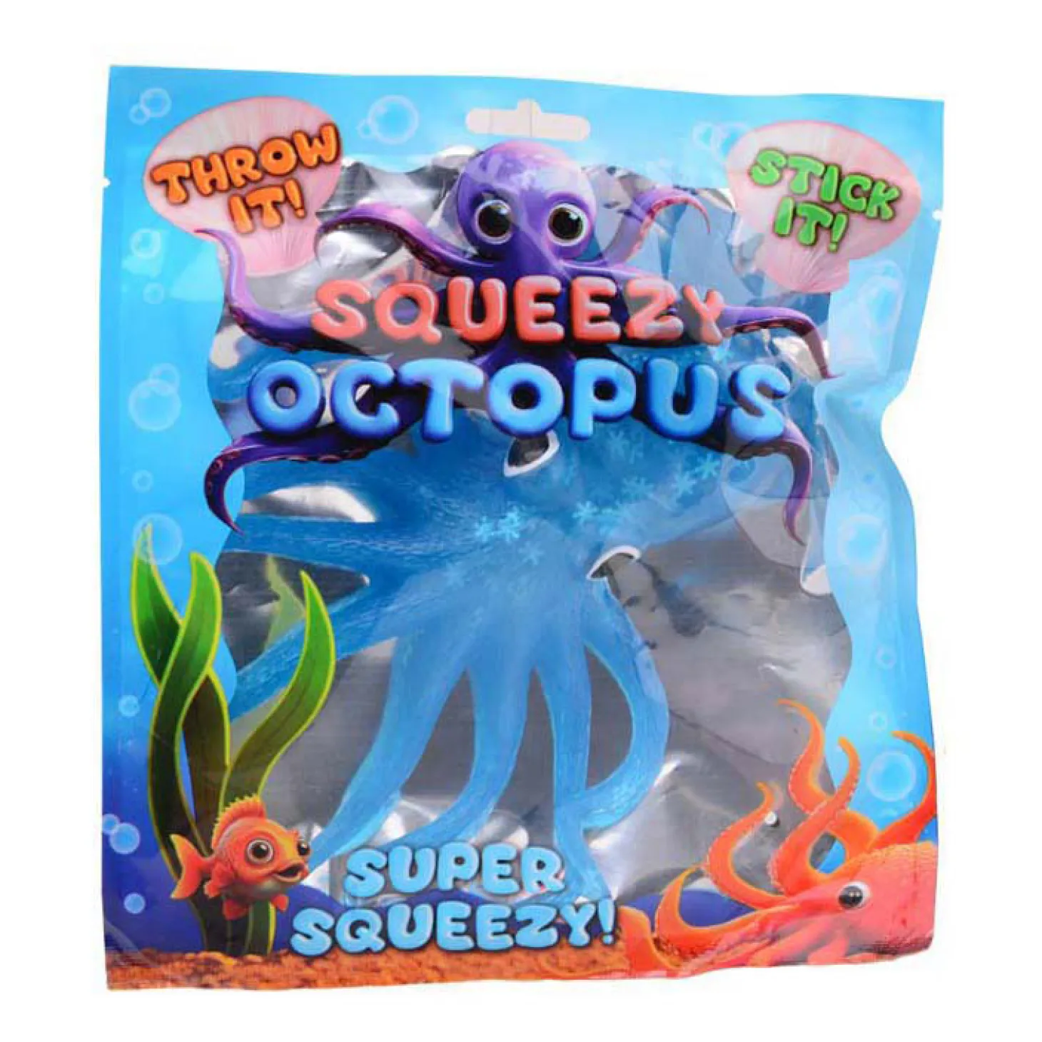 Plakkerige Octopus in Foliezakje