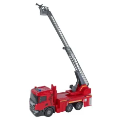 2-Play Scania Vrachtwagen Brandweerwagen Frictie met Licht en Geluid
