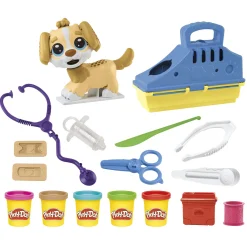 Play-Doh Care N Carry Dierenarts - Klei Speelset