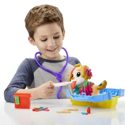 Play-Doh Care N Carry Dierenarts - Klei Speelset