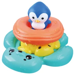 Playgo Badspeelgoed Stapel en Drijvende Zeedieren - 4dlg.