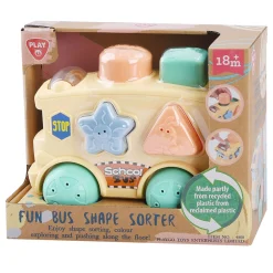 Playgo Bus Vormenstoof - 5dlg.