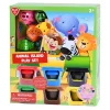Playgo Dieren Eiland Kleiset. 6 Kleipotjes