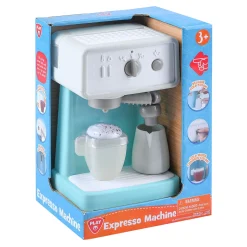 Playgo Espressomachine Wit Blauw - 3dlg.