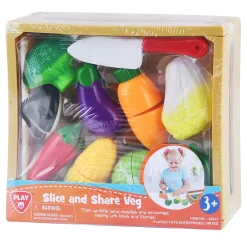 Playgo Gesneden Speelgroenten in Kratje - 11dlg.