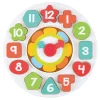 Playgo Houten Sorteer Vormen - en Leerklok  - 13dlg.