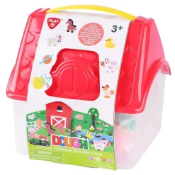 Playgo Kleine Boerderij Kleiset - 4 Kleipotjes