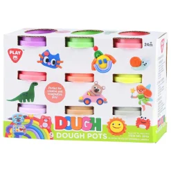 Playgo Kleiset 9 Neon Kleuren - 9x56gram